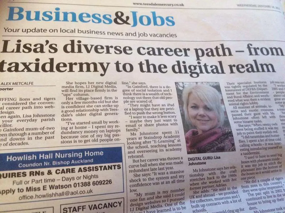 Teesdale Mercury Article