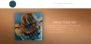Swale Hair Spa Webdesign LJ Digital Media