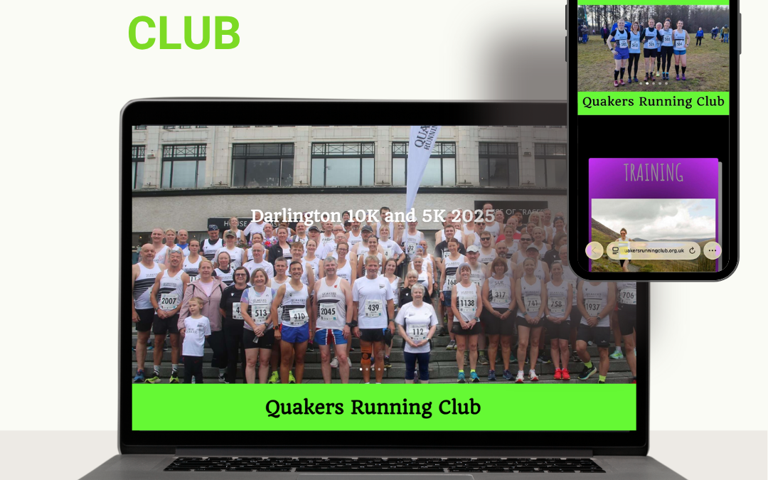 Quakers Running Club Website Refresh