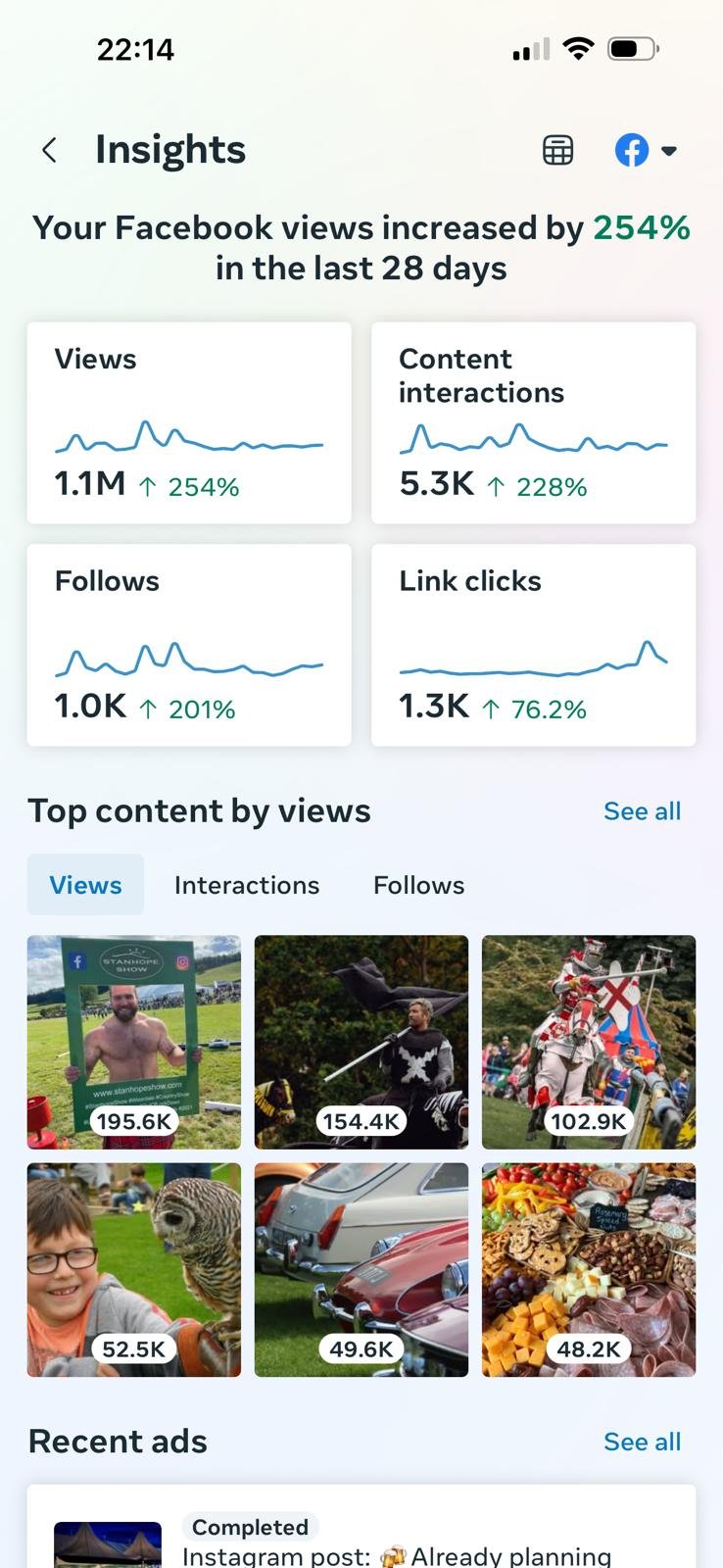 1 Million Views on Social Media